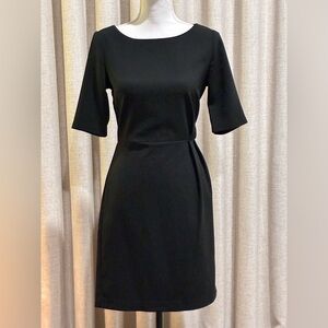 BANANA REPUBLIC Classic Black Jackie O Inspired Dress size 2